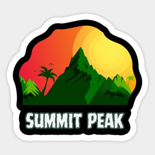 Summit Peak Sticker